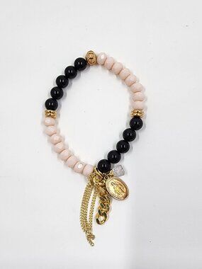 The Lace Project Beaded Stretch Bracelet